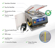 MV 45II VacSmart™ (Double Bar) - Chamber Vacuum Sealer with HACCP Plan